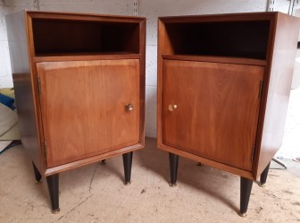 Pair Meredew Teak Bedside Tables